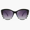 FEISEDY Polarized Vintage Sunglasses American Womens Square Jackie O Cat Eye Sunglasses B2451