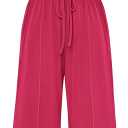 PRETTYGARDEN 2 Piece Sets for Women 2025 Summer Sleeveless Tank Ribbed Travel Beach Vacation Spring Lounge Wear Outfits (Small, Rose Red)
