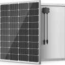 HQST 100W 12V Solar Panel, 9BB, 23% High Efficiency, Grade A+ Cells, IP65