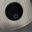 316 Stainless Steel Magnetic Stirring Coffee Cup with Battery and Temperature Display, Type C Rechargeable Auto Mixing Cup with Lid, Electric Self Stirring Mug for Coffee, Milk, Protein Powder (White)