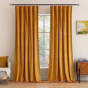 MIULEE Baby Pink Velvet Curtains 84 inches 2 Panels - Luxury Room Darkening Window Drapes for Bedroom Living Room Thermal Insulated Super Soft Blackout, Back Tab Rod Pocket Pinch Pleated, W52 x L84
