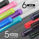 Yes4All High-Density EPP Round Back Roller Foam, Exercise Foam Roller for Yoga, & Pilates, Multiple Sizes and Colours, Turquoise - 24 inches