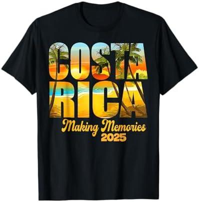 Costa Rica 2025 Making Memories Matching Family Vacation T-Shirt. M