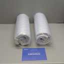 Cooling King Size Pillows, Pillow King Size Set of 2 Shredded Memory Foam, Cool Cold for Sleeping with Zipper, Adjustable Firmness to Hot, Side, Back and Stomach Sleepers, 2 Pack, 20x36 (Cooling Blue Cover)