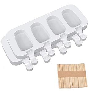 Popsicle Molds, 3 Pack Silicone Popsicle Molds for Kids, DIY Ice Cream