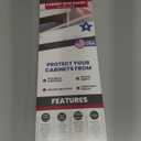 Cabinet Hero Slimline Cabinet Edge Protector - Prevents Chipping, Wear, Discoloration - Drawer Edge Guard, Bumper for Drawer - Easy Slip-On Installation - 3/4" Thick, 18" Length, Black, Pack of 4