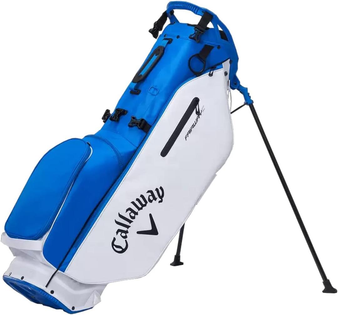 Callaway Golf 2022 Fairway C Stand Bag, Double Strap, Royal Blue/White Color