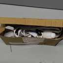 Leelosp 1 Pack Accessory Cord with 5 Milky White LED Light Bulb, 9.84 ft Christmas Village Light Cord with Fuse Wire, Blow Mold Light Kit Replacement for Christmas Village House Craft Halloween