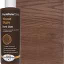 Furniture Clinic Wood Stain | Dark Oak | Water Based | Fast Drying, Low Odor, & Non-Toxic | for Indoor & Outdoor Furniture and More | Multiple Finishes | (8.5oz / 250ml)