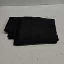 NICETOWN Pitch Black Solid Thermal Insulated Grommet Blackout Curtains/Drapes for Bedroom Window (2 Panels, 42 inches Wide by 63 inches Long, Black)