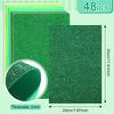 Feifeiya 48 Pack EVA Foam Sheets 8 x 12 Inch,12 Glitter Sparkle Foam Sheet 36 Regular Foams Sheets for DIY Crafts Office Project Art Party Decor 2mm Thickness A4Gradient Green)