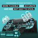 eXtremeRate Strong Version Whole Clicky Kit for PS5 Controller BDM-030 Shoulder Face Dpad Buttons, Custom Micro Switch L2R2 Face Buttons Clicky Kit and Tactile L1R1 Keys Mouse Click for PS5 Controller