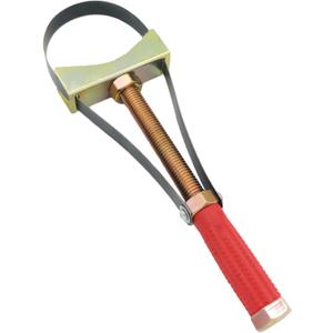 Adjustable Oil Filter Wrench, Heavy Duty Strap Removal Tool for Large Filters 9-15cm (3.5-6") - Fits Trucks, Excavators, Tractors, Easy Grip with Tension Nut