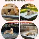 Dog Bed for Crate, Extra Large Cooling Mat for Dogs, Waterproof Dog Bed with Dual Surface Removable Washable Covers, 41 x 27 Inch Pet Bed with Egg Crate Foam
