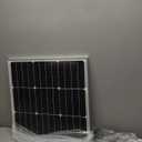 50 Watt Solar Panel 12V, N-Type 16BB 50W Solar Panel,25% High Efficiency Monocrystalline PV Modules,Ideal for RV, Van, Trailer, Camper, Marine, Rooftop,Off-Grid (50w Single Panel)