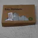 6-Pack Baby Washcloths - Soft Absorbent Viscose from Bamboo Wash Cloths for Babies, Kids, Toddlers, Infant, Newborn Bath Towels, Gentle on Sensitive Skin, 10x10 Reusable Face Towels (Sky)