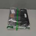 EMMIOL Women Baggy Jeans Mid-Low Waist Boyfriend Streetwear Vintage Jeans Wide Leg Denim Pants (Medium, Black-076)