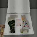 Brightown Ceramic Christmas Tree Night Light - 2 Pack Vintage Christmas Night Light with ON/Off Switch, 6" Decorative Ceramic Tree Light for Bedroom Living Room Xmas Holiday Decor, Green and White (Multicolor)