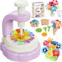 Hetbls Fabric Flower Bouquets Toys, Arts and Crafts Kits for Kids Age 3-12, Educational Gifts for 3 4 5 6 7 8 9 10 11 12 Year Old Toddler Girls, Great for B-Day Birthdays Activities Holidays Parties