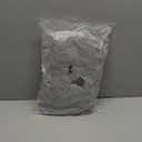 Teenyyou 2 Pcs 20 x 15 Inch Unstuffed Pouf Cover Ottoman Foot Rest - No Filler, Faux Rabbit Fur Foot Stool Floor Bean Bag Floor Chair Storage for Living Room Bedroom Home Decor(Gray) (Grey)