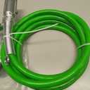 7 Way ABS Cord, 12FT 7 Way Coiled Trailer Cord, Heavey Duty Electrical Power Cable for Semi Truck Tractors - Green