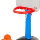 Little Tikes Easy Score Basketball Set, Blue, 3 Balls -, 23.75 x 22 x 61 inches