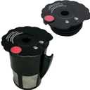 Updated Model 19367 2.0 Black Small Reusable Coffee Filter,Compatible with Keurig My K-Cup coffee Marker K200 K250 K300 K350 (1)