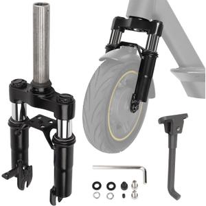 Electric Scooter Front Suspension Fork Compatible with Segway Ninebot MAX G30 G30LP Electric Scooter Shock Absorption Parts Anti-Vibration Accessories with Foot Stand