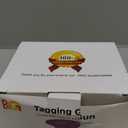 PAG Standard Tagging Gun Price Tag Attacher Gun for Clothing with 5 Needles and 2000 2inch Barbs Fasteners, Purple