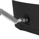 Ergotron  HX Premium Heavy Duty Monitor Arm, Single Monitor VESA Desk Mount  for Flat or Slight Curved Ultrawide Monitors Up to 49 inches, 20 to 42 lbs  Standard Pivot, Polished Aluminum