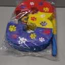 JHGCVX Dog Paw Number 3 Pinata, Colored Dog Paws Theme 3rd Birthday Decorations with 16 Inch Piata Stick Blindfold Confetti for 3rd Birthday Party Supplie