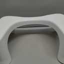 Squatty Potty Simple Curve Bathroom Toilet Stool 7" White