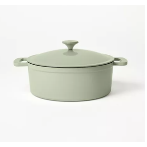 5.5qt Enamel Dutch Oven - Figmint, Sage Green