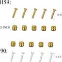 Bike Hydraulic Brake Hose Kit, 2500mm Bike Brake Oil Tube ID.2mm x OD.5mm with BH59 BH90 Brass Ferrules and Barbs Compatible with Shimano BH59 BH90 Avid Sram System