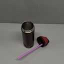 Owala FreeSip Insulated Stainless Steel Water Bottle with Straw, BPA-Free Sports Water Bottle, Great for Travel, 24 Oz, Black Cherry