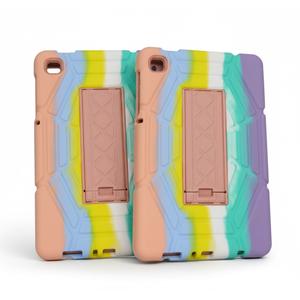 2 Pcs Grifobes for Samsung Galaxy Tab A7 Lite Case, 8.7 inch Shockproof Rugged Protective Cover with Stand for 2021 Tab A7 Lite 8.7" Tablet SM-T220/T225/T227U for Kids Boys Children (Camo Colorful)