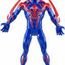 Marvel Spider-Man: Across The Spider-Verse Titan Hero Series Spider-Man 2099 Toy, 12-Inch-Scale Deluxe Figure, Toys for Kids Ages 4 and Up