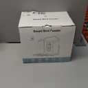 Smart Bird Feeder with Camera for Backyard, AI Bird Species Identification, Solar Powered Outdoor Bird Camera with Auto Capture & App Notifications (Green01)