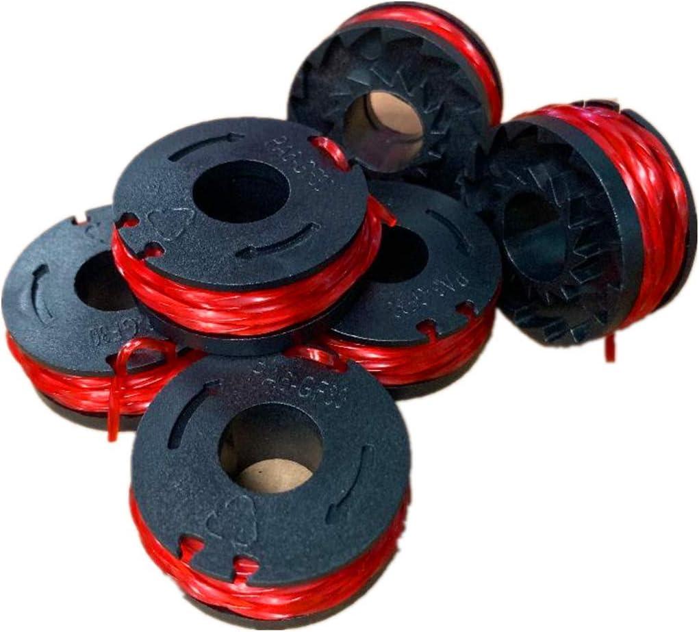 LBK 0.065" Replacement Trimmer Spool for Hyper Tough, Compatible with HT17-095-033-01, 6 Pack
