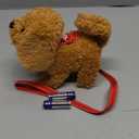 KSABVAIA Plush Teddy Toy Puppy Electronic Interactive Dog - Walking, Barking, Tail Wagging, Stretching Companion Animal for Kids Toddlers