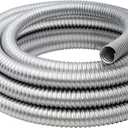 Maxxima 3/4 in. x 25 ft. Galvanized Steel Flexible Electrical Conduit - Greenfield Electrical 25 ft. Roll, Corrosion Resistant, Smooth Interior for Wire Pulling, Durable and Flexible, UL Listed