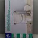 Medline Toilet Safety Rail For Seniors with Easy Installation, Height Adjustable Toilet Safety Frame, Bathroom Assist Rail with Armrests, Bathroom Safety, 250 lb. Weight Capacity