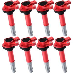 CarBole DG542 Ignition Coils Pack Replacement for Ford F-150 Mustang 5.0L V8 2011-2015, Replace OE# UF622 BR3Z-12029A 5C1859 B181HE (Pack of 8)