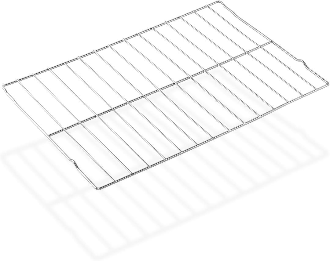 Allstare WB48X20249 Oven Rack Replacement Parts for GE Stove Oven Parts Oven Shelf 304 Stainless Steel 23.7 x 16 Inches Hotpoint General Electric Gas Range Toaster Oven Baking Wire Rack Rack-Flat