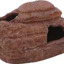 AQUA KT Reptile Hide and Cave Hideout for Leopard Crested Gecko Ball Python Lizard Bearded Dragon Snake Amphibians Hiding Place Terrarium Habitat Decoration