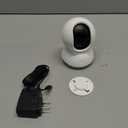 Tapo 2K Indoor Pan/Tilt Wired Security Camera - Works as a Baby Monitor & Pet Camera, Motion Detection, 2-Way Audio, Siren, Night Vision, Subscription-Free Local Storage or Optional Cloud, C210 (White)