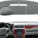 Dashboard Cover Dash Mat Fit for 2007-2014 Chevy Chevrolet Tahoe Suburban,2007-13 Chevy Avalanche Silverado 1500 2500 3500 LTZ /2007-13 GMC Sierra SLT Denali,2007-14 GMC Yukon XL (Dark Gray) Y24