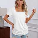 Baggyfly 3 Pack Womens Maternity Short Sleeve Shirts, 3-Color, X-Large (XL)