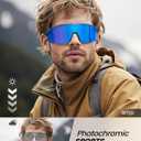 Lamicall 24g Polarized Sports Sunglasses for Men Women - UV400 Protection Sun Glasses for Baseball Running Cycling Driving