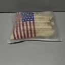 Womens American Flag Sweater Long Sleeve Crew Neck Knitted Casual Pullover Sweater (M)